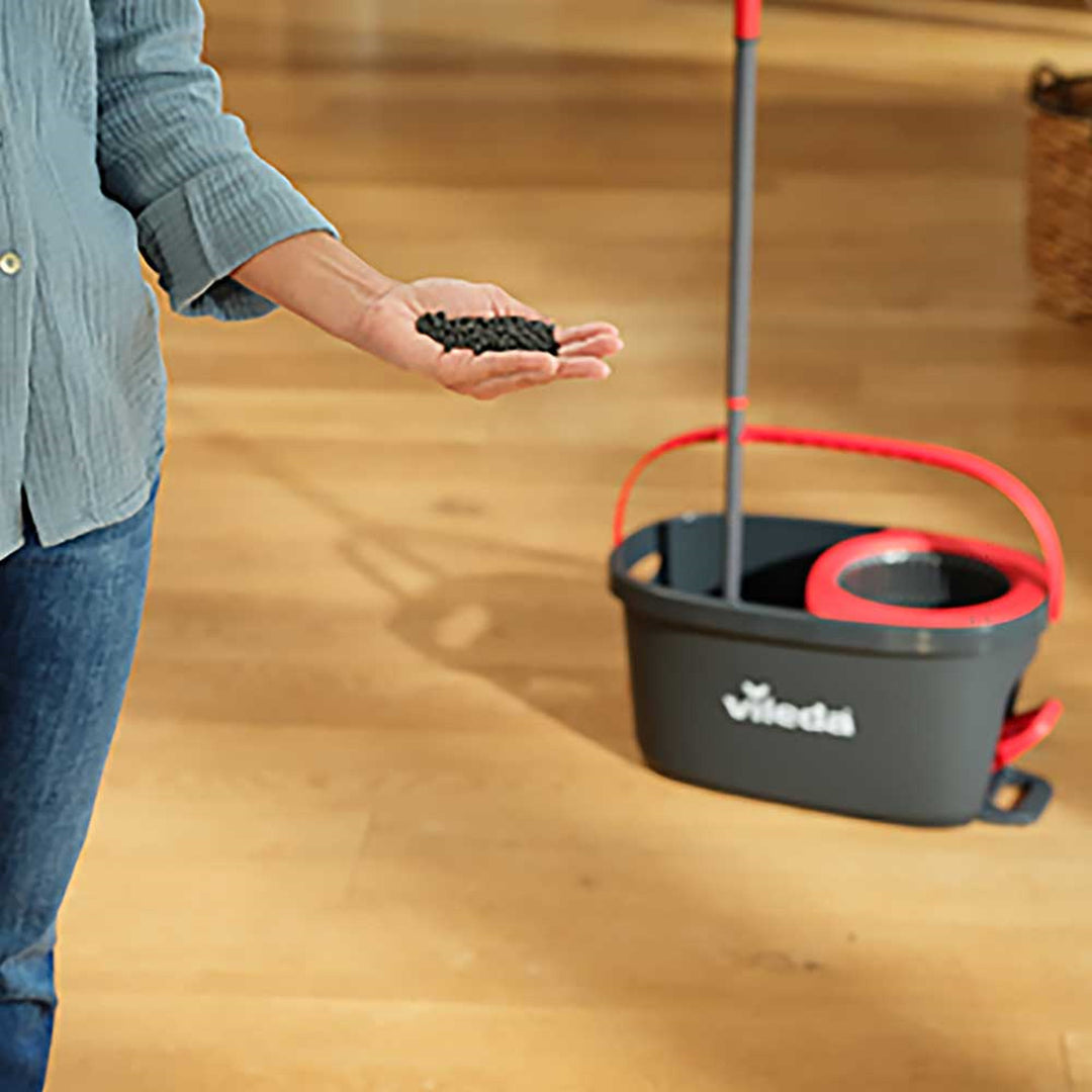 Vileda Turbo Deep Clean roterande mopp-set med skaft och hink