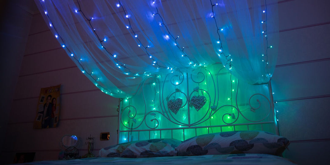Julgransbelysning smart Twinkly Strings 600LED RGB 48m