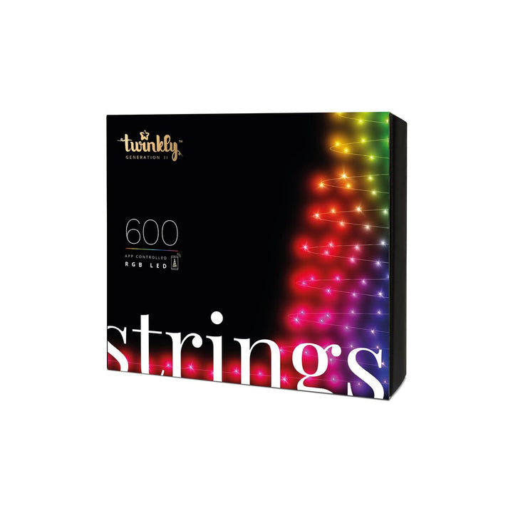 Julgransbelysning smart Twinkly Strings 600LED RGB 48m