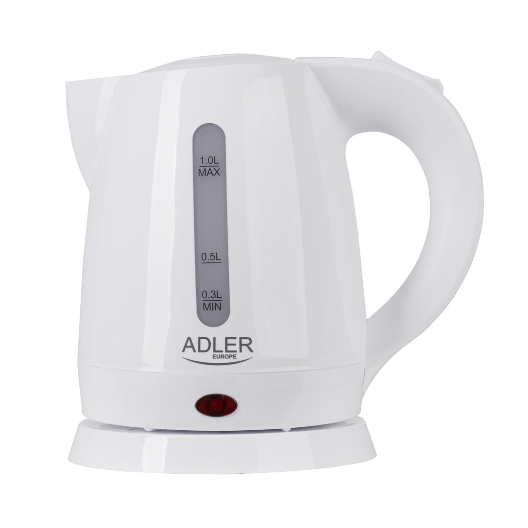 Plastkokare 1.0L 1600W Adler AD 1272 vit