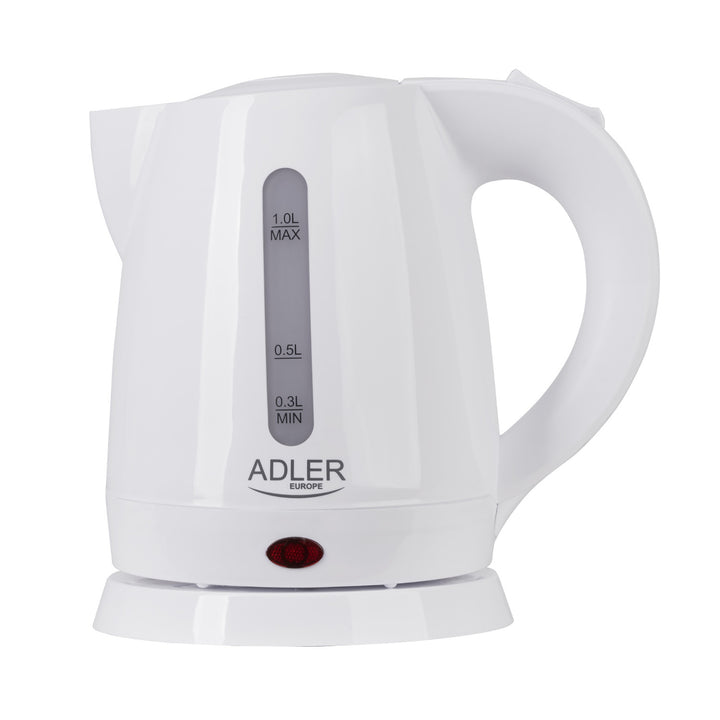Plastkokare 1.0L 1600W Adler AD 1272 vit