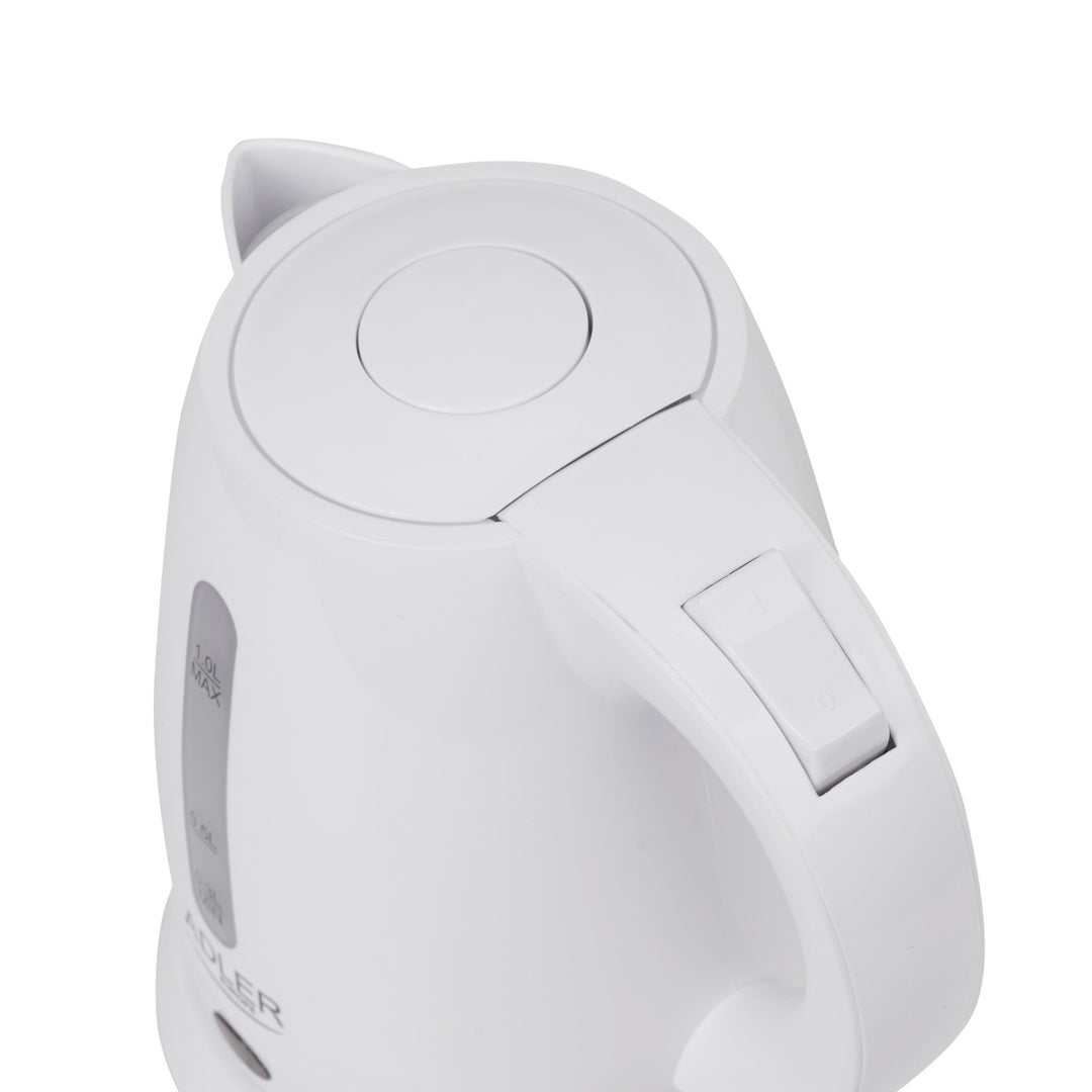 Plastkokare 1.0L 1600W Adler AD 1272 vit