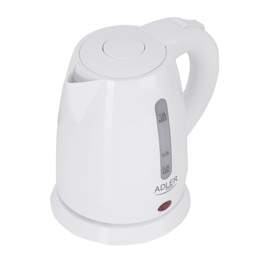 Plastkokare 1.0L 1600W Adler AD 1272 vit