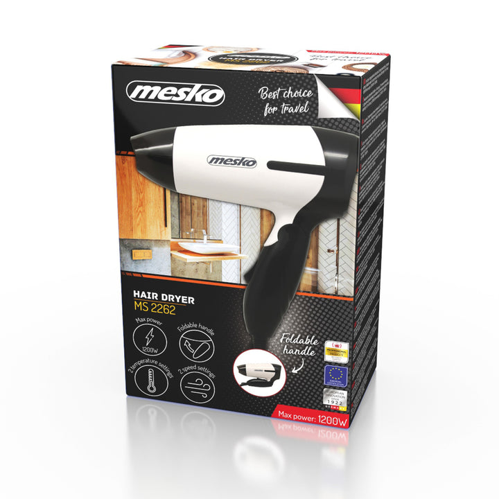 Mesko MS 2262 resetork med vikbart handtag 1000W