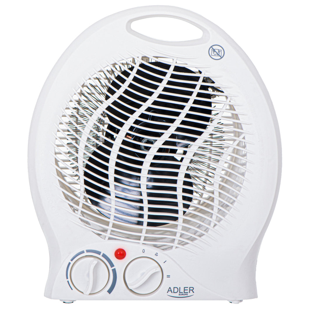 Adler värmefläkt, termostat, fläktfunktion, 2000W, vit, AD 7728