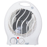 Adler värmefläkt, termostat, fläktfunktion, 2000W, vit, AD 7728
