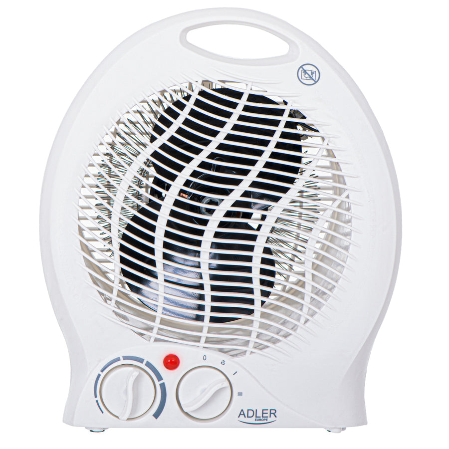 Adler värmefläkt, termostat, fläktfunktion, 2000W, vit, AD 7728
