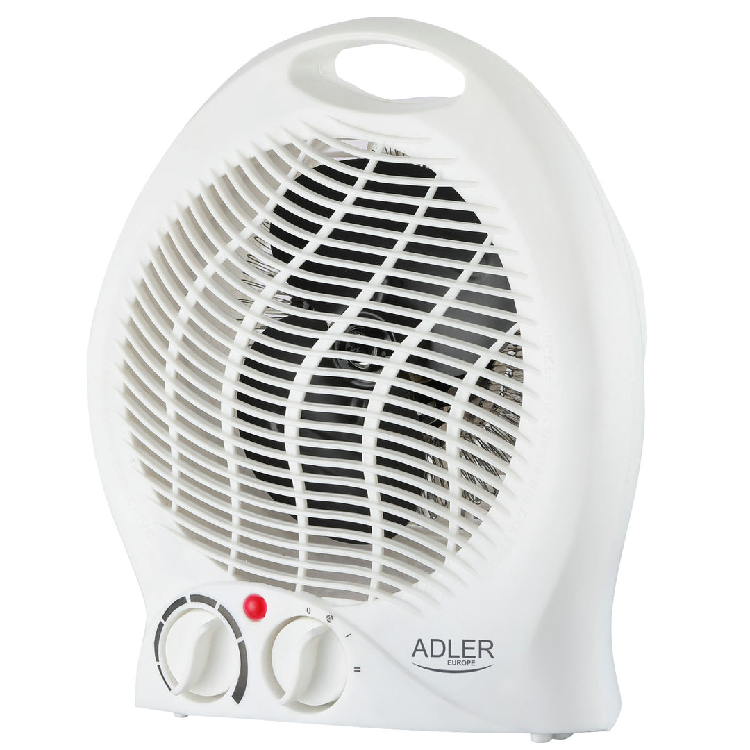 Adler värmefläkt, termostat, fläktfunktion, 2000W, vit, AD 7728