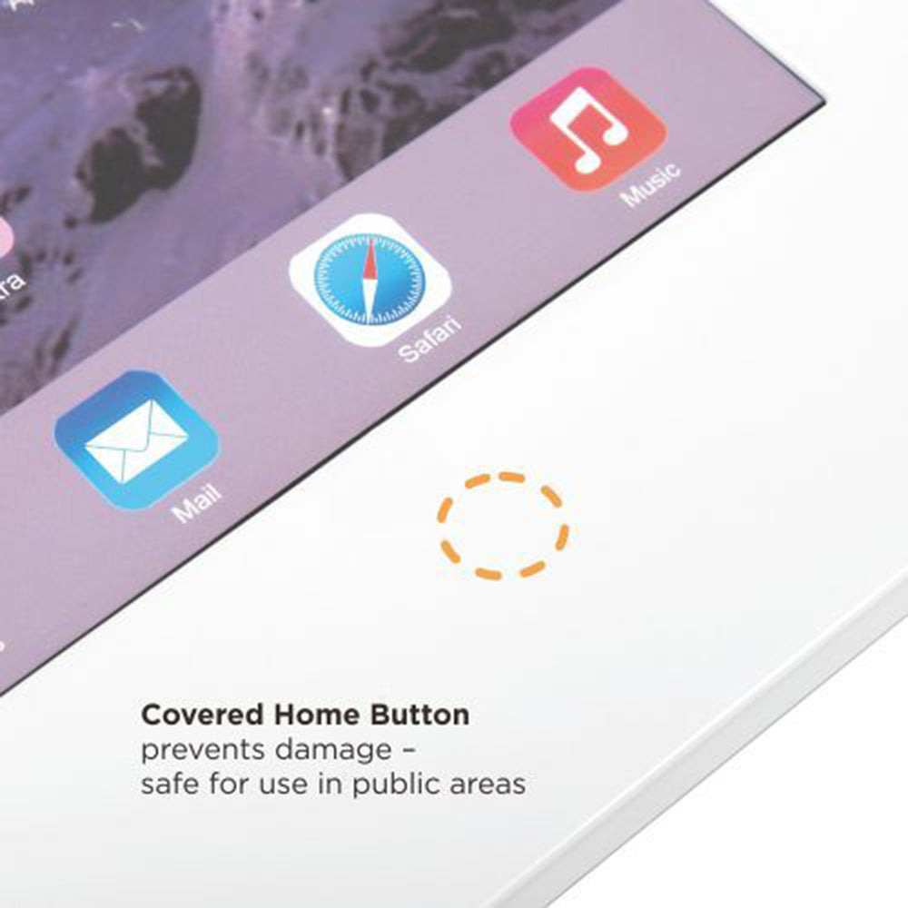 Maclean Reklamfäste för surfplatta, väggfäste med lås, 9,7"-11", iPad/iPad Air/iPad Pro, Samsung Galaxy Tab A/Tab A7/Tab S6 Lite, MC-474W