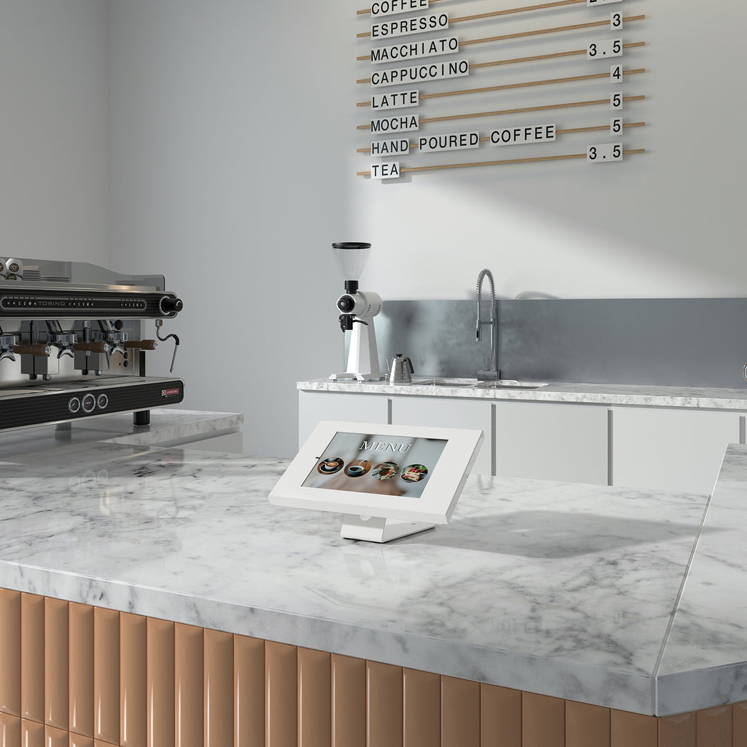 Maclean Advertising Tablet Holder, vägg-/kontorsfäste med lås, 9,7"-11", iPad/iPad Air/iPad Pro, Samsung Galaxy Tab A/Tab A7/Tab S6 Lite, MC-475W