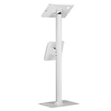 Maclean reklamställ för surfplattor, golvmontering med låsanordning, 9,7"-11", iPad/iPad Air/iPad Pro, Samsung Galaxy Tab A/Tab A7/Tab S6 Lite, MC-476W