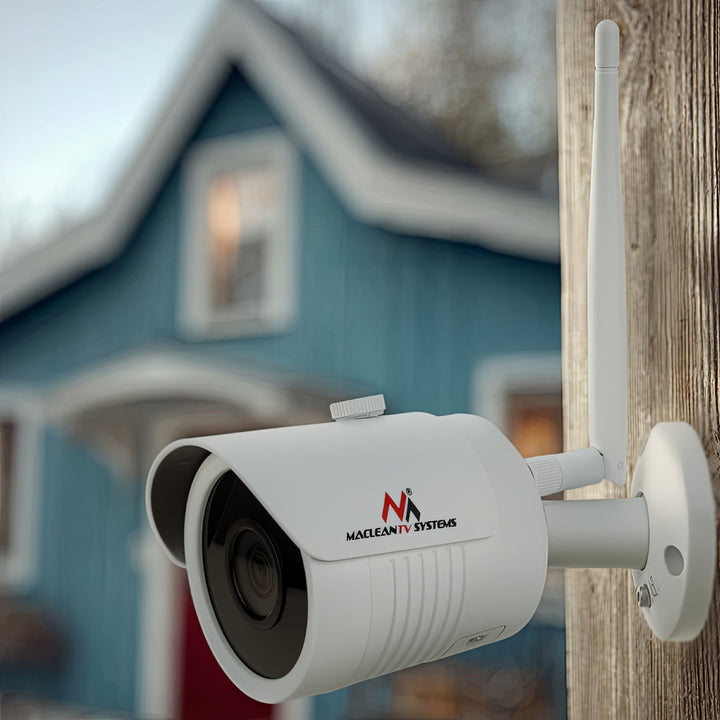 Maclean MCTV-516 IP / IPC Övervakningskamera 5MPx Inomhus- Och Utomhusbruk Infraröda LED-Lampor För Mörkerseende IP67 Skolklassrum Säkerhetskamera