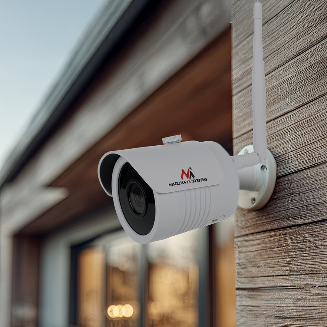 Maclean MCTV-516 IP / IPC Övervakningskamera 5MPx Inomhus- Och Utomhusbruk Infraröda LED-Lampor För Mörkerseende IP67 Skolklassrum Säkerhetskamera