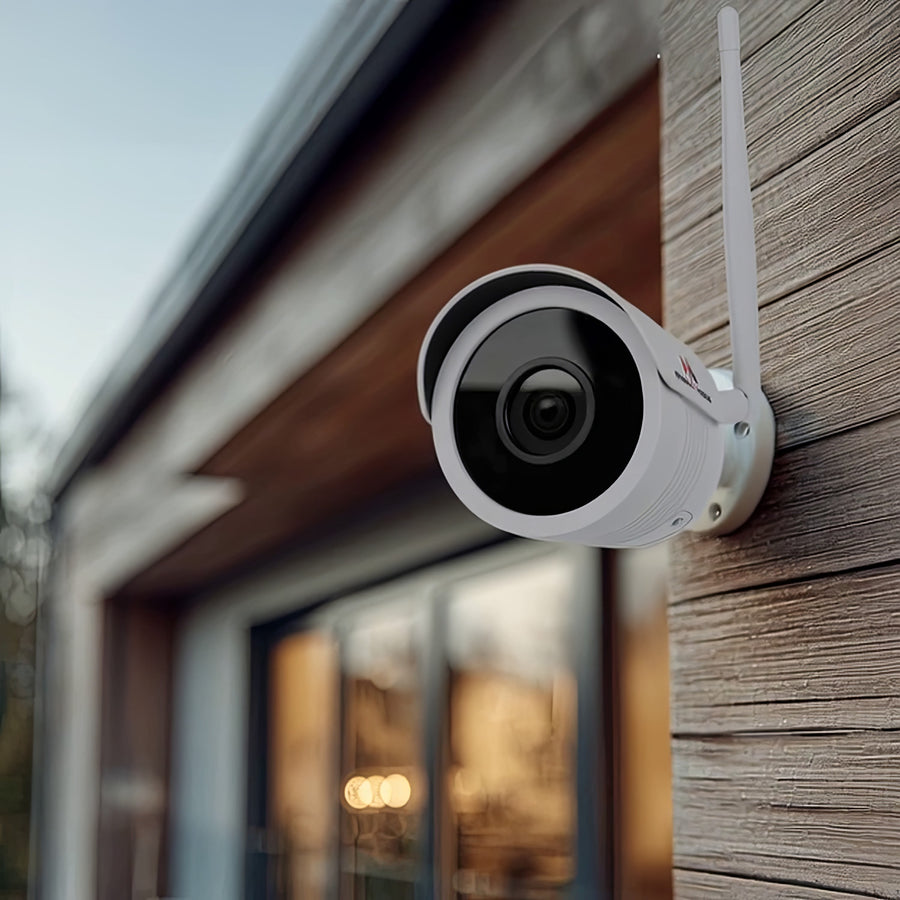 Maclean MCTV-516 IP / IPC Övervakningskamera 5MPx Inomhus- Och Utomhusbruk Infraröda LED-Lampor För Mörkerseende IP67 Skolklassrum Säkerhetskamera