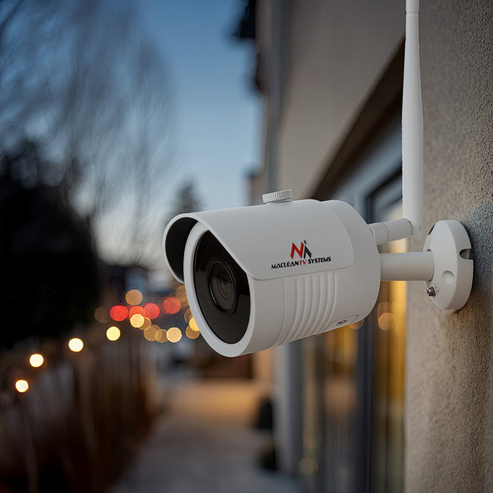 Maclean MCTV-516 IP / IPC Övervakningskamera 5MPx Inomhus- Och Utomhusbruk Infraröda LED-Lampor För Mörkerseende IP67 Skolklassrum Säkerhetskamera