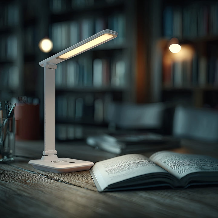 Maclean MCE616 W Dimbar LED Skrivbordslampa 9W Med Induktion Qi-Laddare