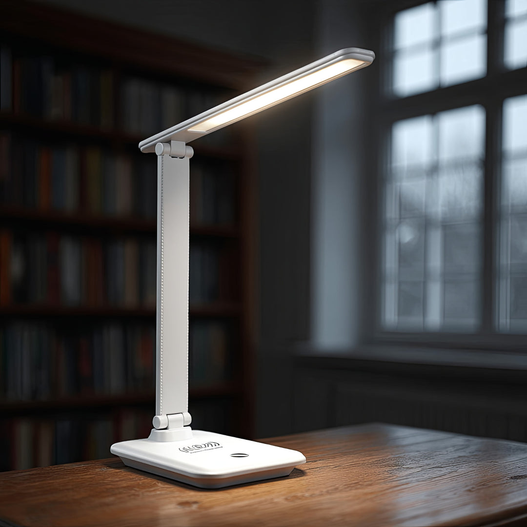 Maclean MCE616 W Dimbar LED Skrivbordslampa 9W Med Induktion Qi-Laddare