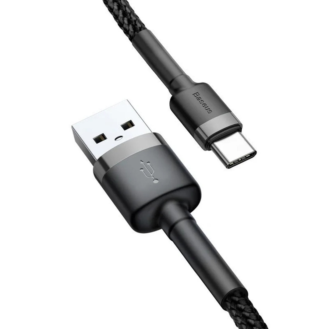 USB - USB-C-kabel 3m Baseus Cafule CATKLF-UG1 Quick Charge 2A-kabel för snabbladdning