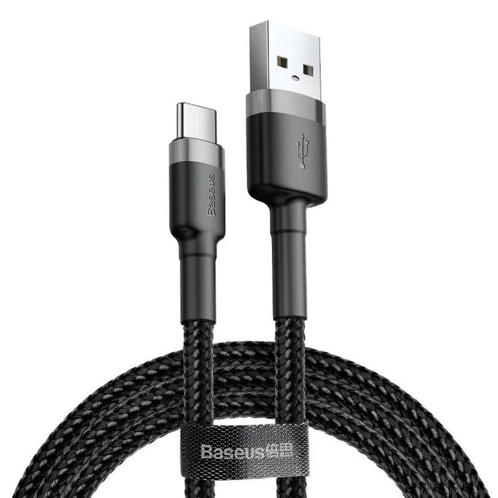 USB - USB-C-kabel 3m Baseus Cafule CATKLF-UG1 Quick Charge 2A-kabel för snabbladdning