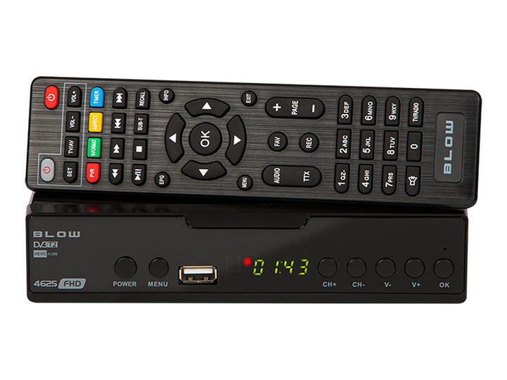 DVB-T/T2 4625FHD H.265 Blow tuner idealisk för mottagning av DVB T2-signaler