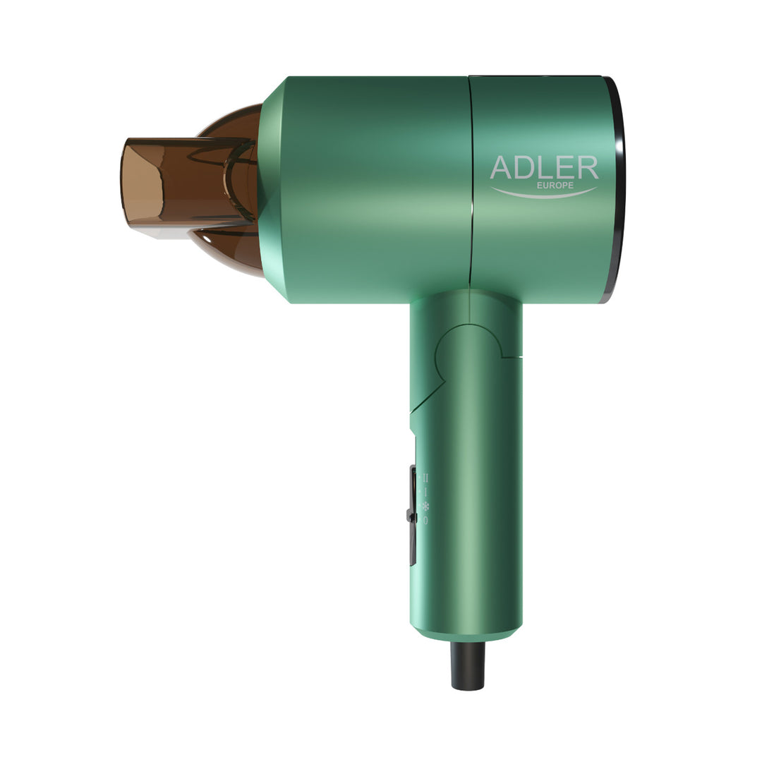 Liten torktumlare 1200W Adler AD 2265 med vikbart handtag