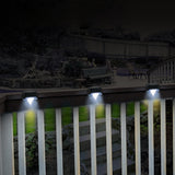 Maclean IP44, 4000K, Ni-MH 100 mAh, 80x45x45mm, skymningssensor MCE319 solcellsdriven terrasslampa