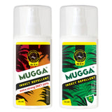 Set 2X MUGGA 50% + 9,5% DEET Family myggmedel