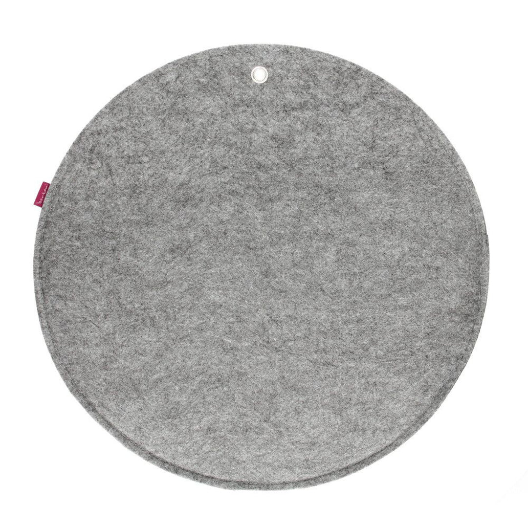 Bertoni väggorganisatör i filt Circle XL diameter 45 cm - grå, 4 fickor