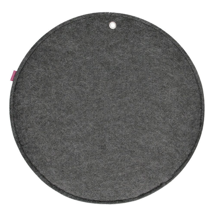 Bertoni väggorganisatör i filt Circle L diameter 35 cm - antracit, 4 fickor