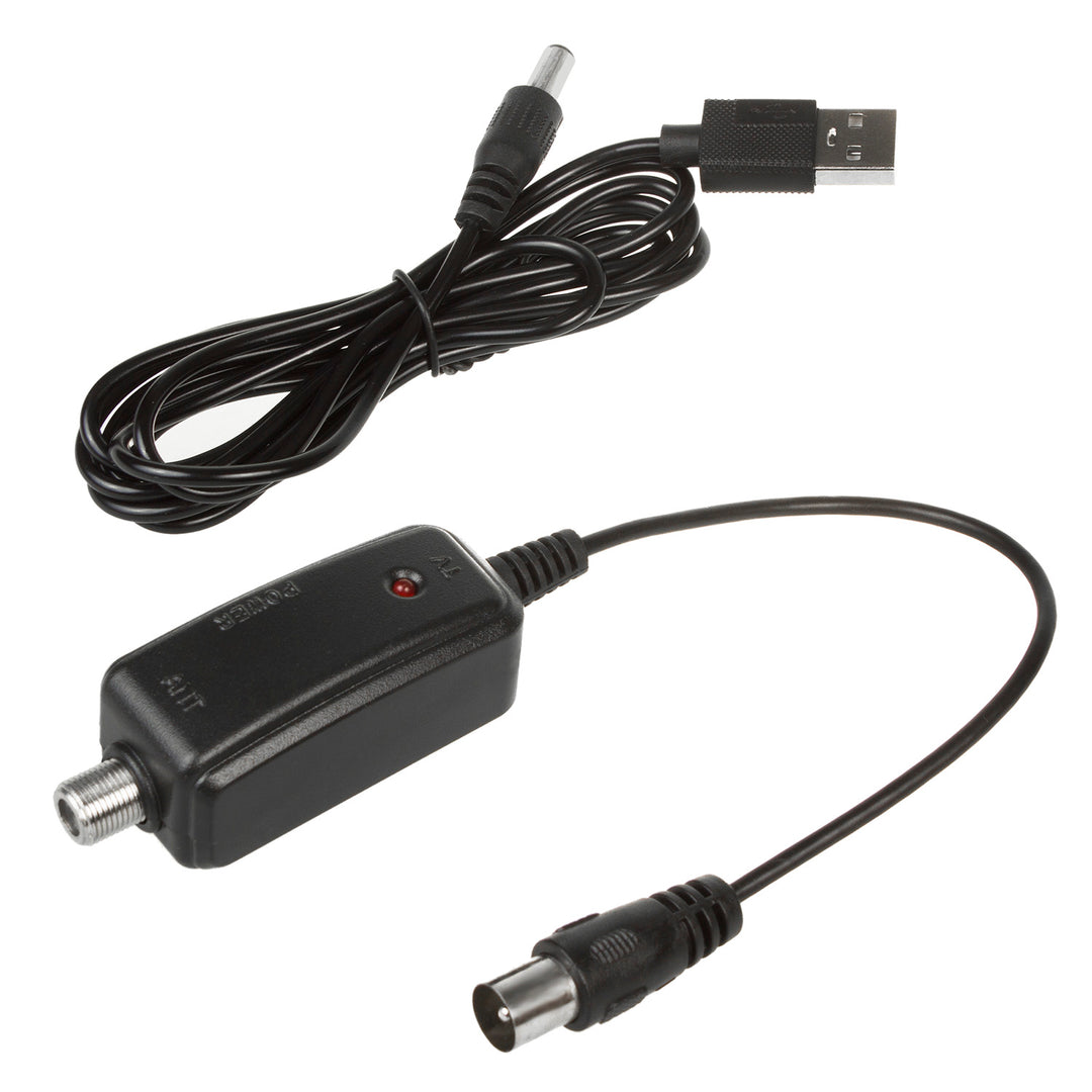Riktad TV-antenn DVB-T MUX 8 + 5 V usb-adapter