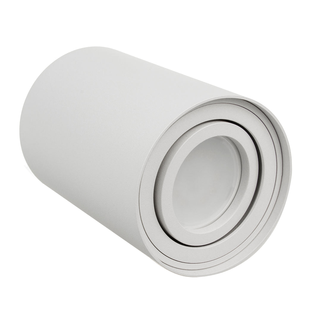 Maclean Round Plafond White MCE422 + LED-lampa GU10 5W 4000K