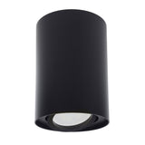 Maclean Round Plafond Black MCE422 B + LED-lampa GU10 5W 4000K
