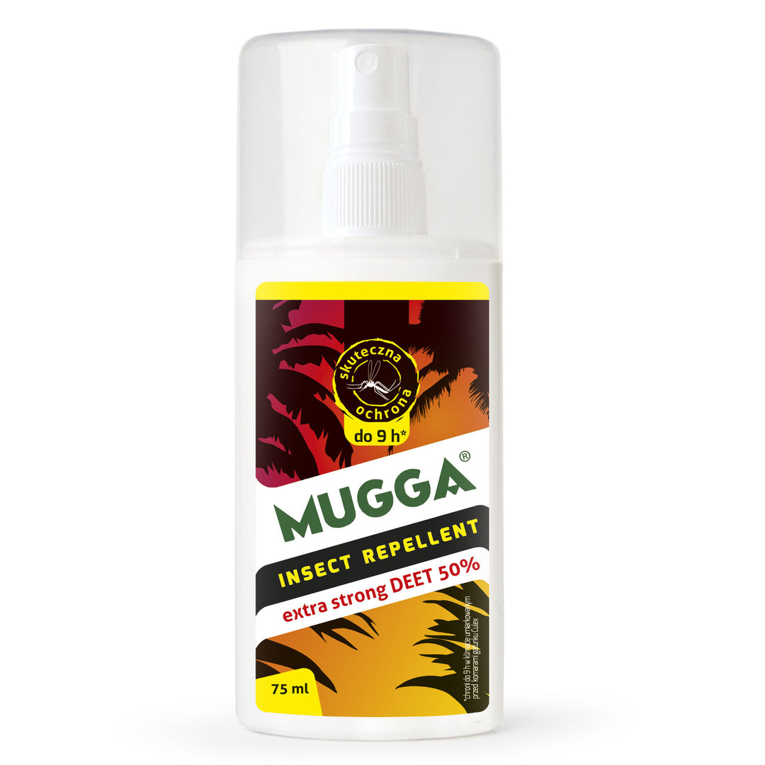 Mugga Strong 50% Deet mot myggor och fästingar + Mugga Balm