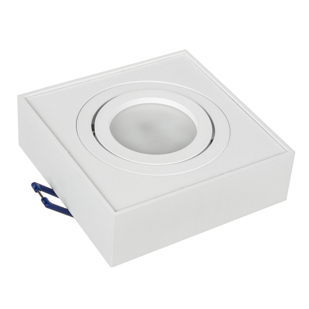 Infälld armatur MCE464 W 7W + Led GU10