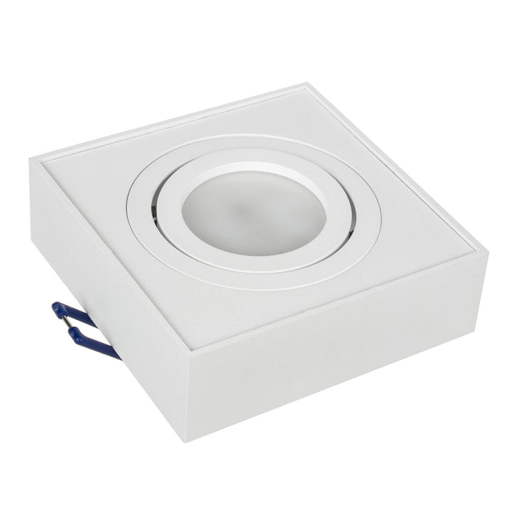 Infälld armatur MCE464 W 7W + Led GU10