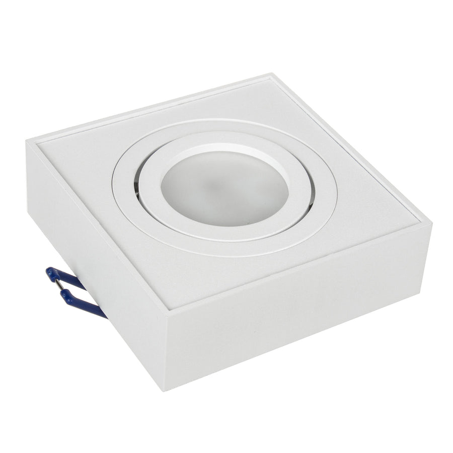 Infälld armatur MCE464 W 7W + Led GU10