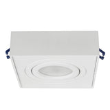 Infälld armatur MCE464 W 7W + Led GU10