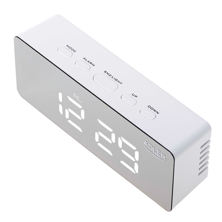 Väckarklocka med LED-display och termometer Adler AD 1189 W