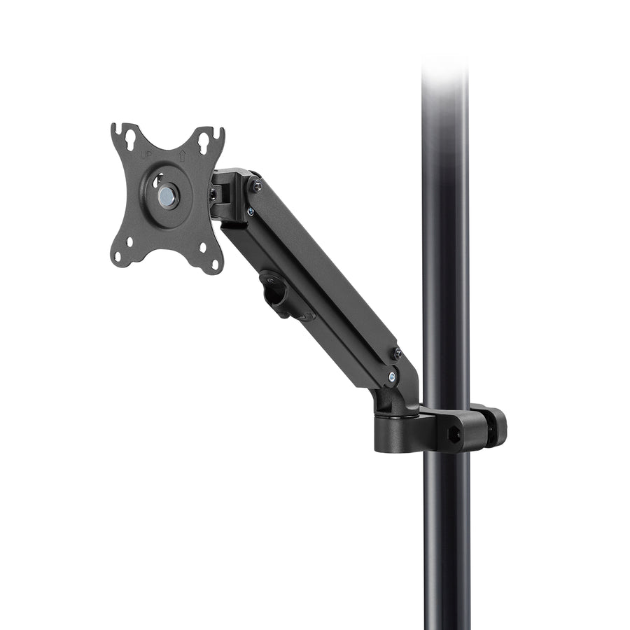 Monitorfäste för rör/stolpe 28-60 mm Maclean, 17-27'', max 7 kg, fjädermekanism, MC-459