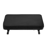 Maclean ergonomiskt fotstöd, benstöd, steglöst justerbar vinkel, avtagbar dyna, MC-460