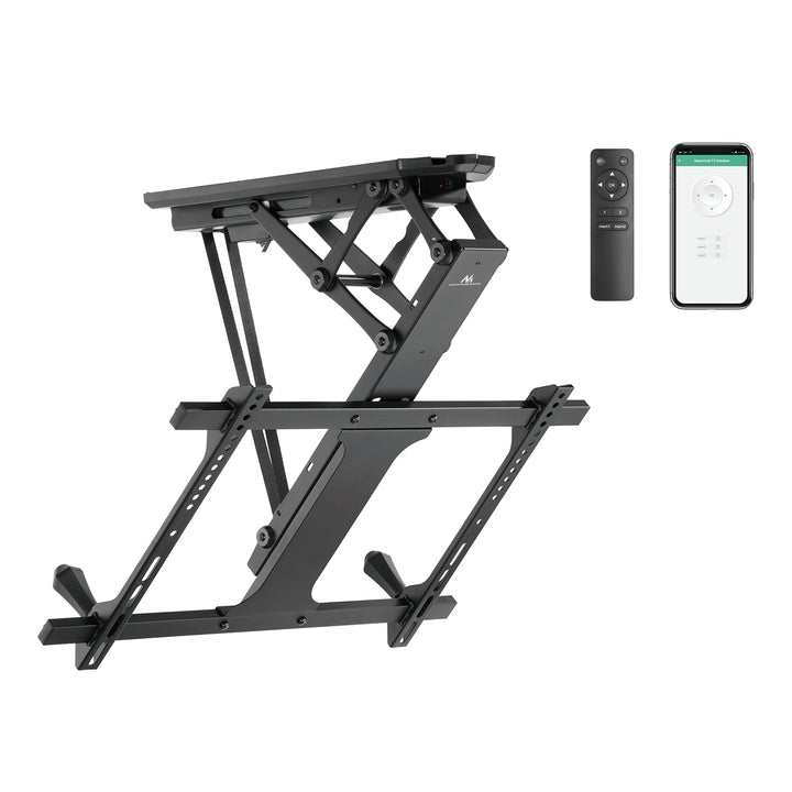 Maclean elektriskt takfäste för TV, TUYA-stöd, max VESA 600x400, för sluttande väggar, fjärrkontroll, 32"-70", 35kg, MC-880T