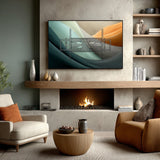 Ekonomiskt TV-fäste Maclean, max VESA900x600, 60-120", 120kg, svart, MC-482