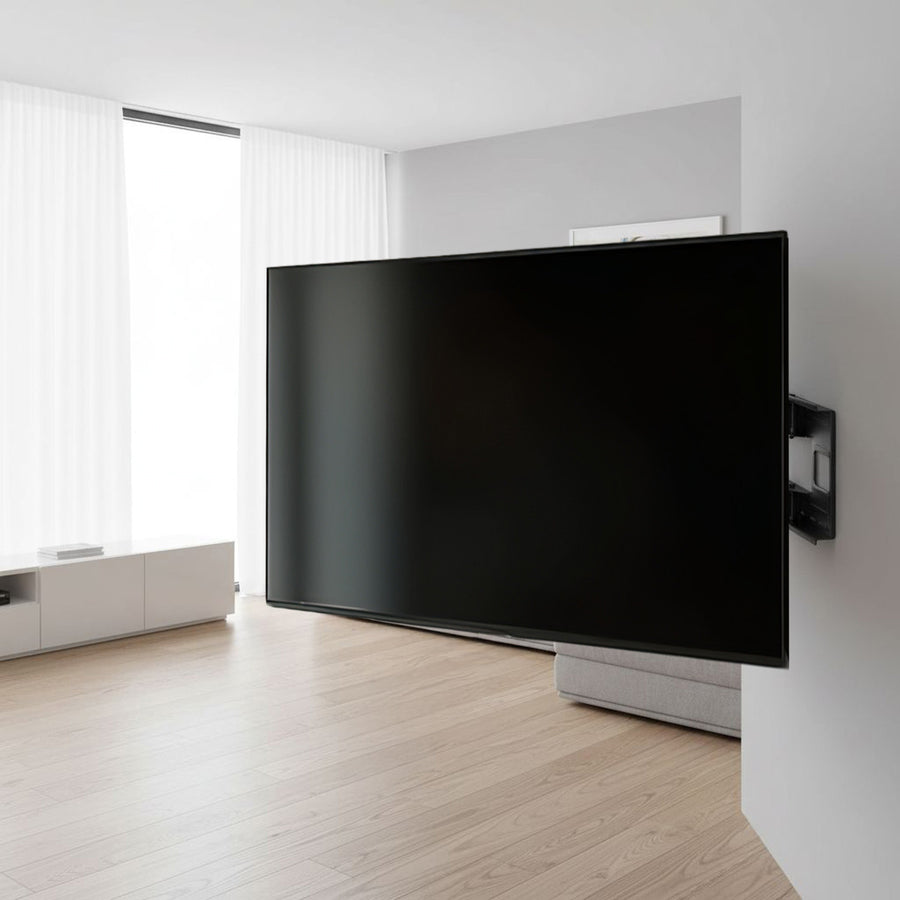 Ekonomiskt TV-fäste Maclean, max VESA900x600, 60-120", 120kg, svart, MC-482