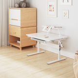 Ergo Office barnbord, höjdjusterbart, grått, max 40kg,900x600mm, ER-483