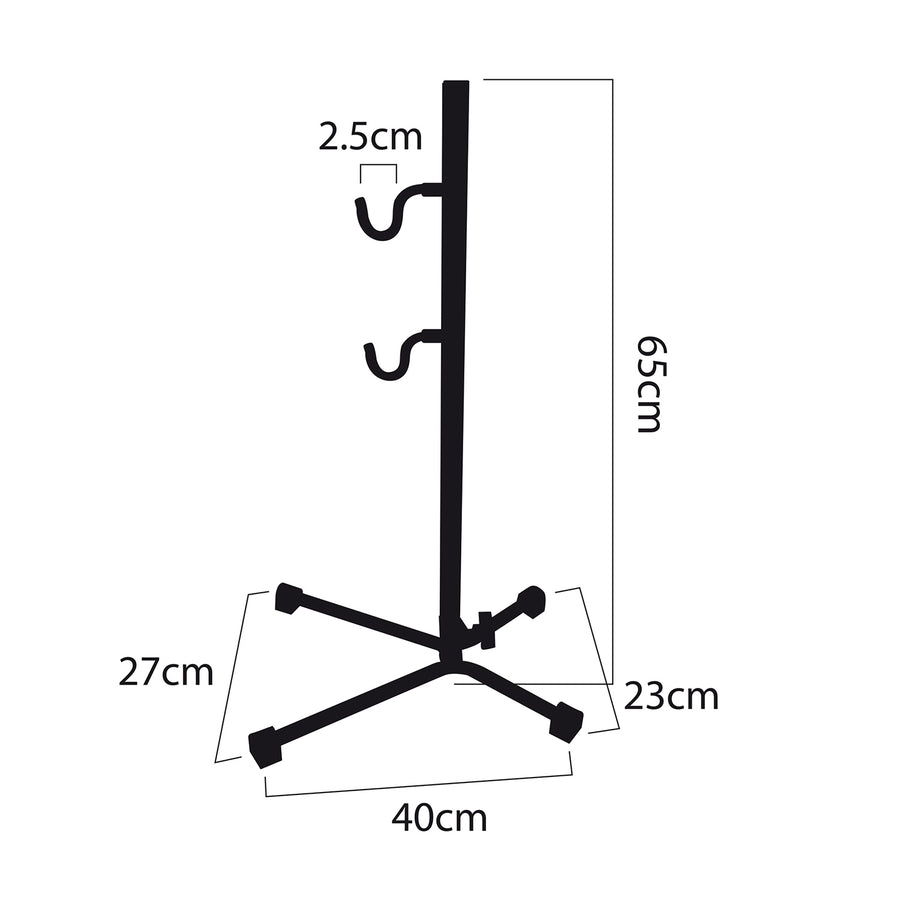 Maclean cykelservicehandtag, stål, max. belastning 20 kg, passar MTB-cyklar med hjul upp till 27,5" MC-434