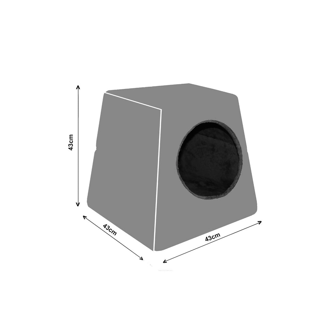 Universell Hund-/Kattlåda 2in1 - Fiord Storlek M 43cmx43cm