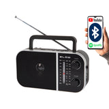Bärbar analog radio AM/FM RA6 batteri- och nätdriven Blow