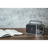 Bärbar analog radio AM/FM RA6 batteri- och nätdriven Blow