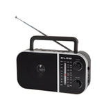 Bärbar analog radio AM/FM RA6 batteri- och nätdriven Blow