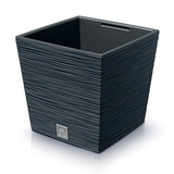 Prosperplast Furu Square Low blomkruka med insats DFS300-S433 - antracitfärgad